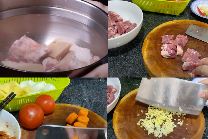 Cách nấu bò sốt vang bằng nồi cơm điện (1)
