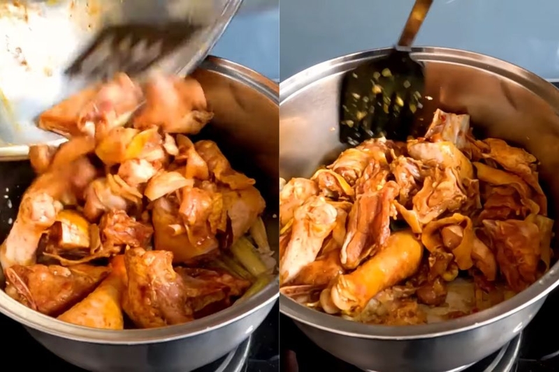 cách nấu bún cà ri gà (ảnh 8)