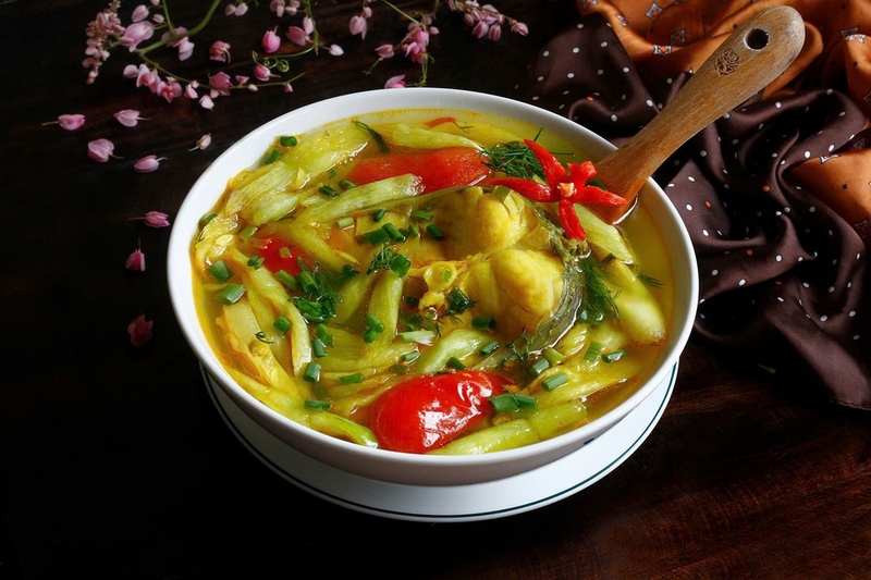 cách nấu canh cá dọc mùng ảnh 4