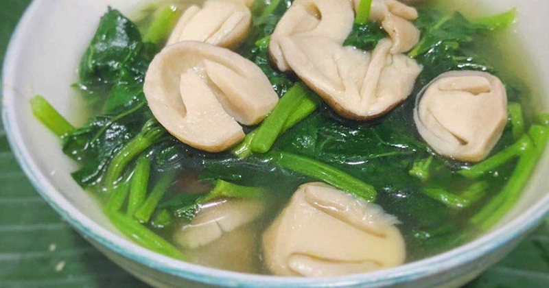 cách nấu canh rau lang 5