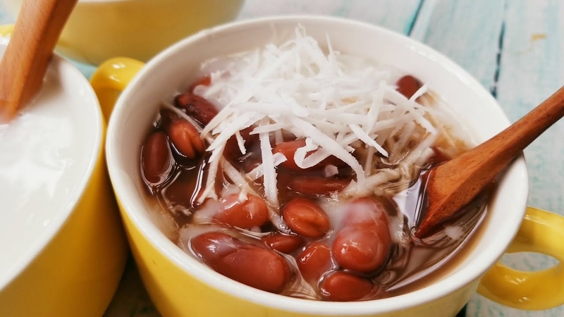 chè đậu đỏ nước cốt dừa (ảnh 4)