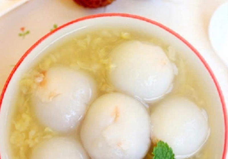 Cách nấu chè vải đậu xanh ảnh 5