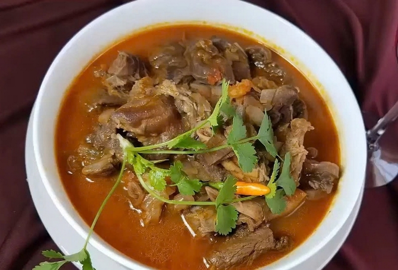 cách nấu gân bò sốt vang ảnh 6