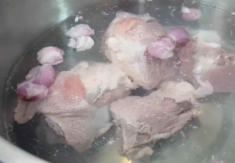 Trụng sơ xương ống