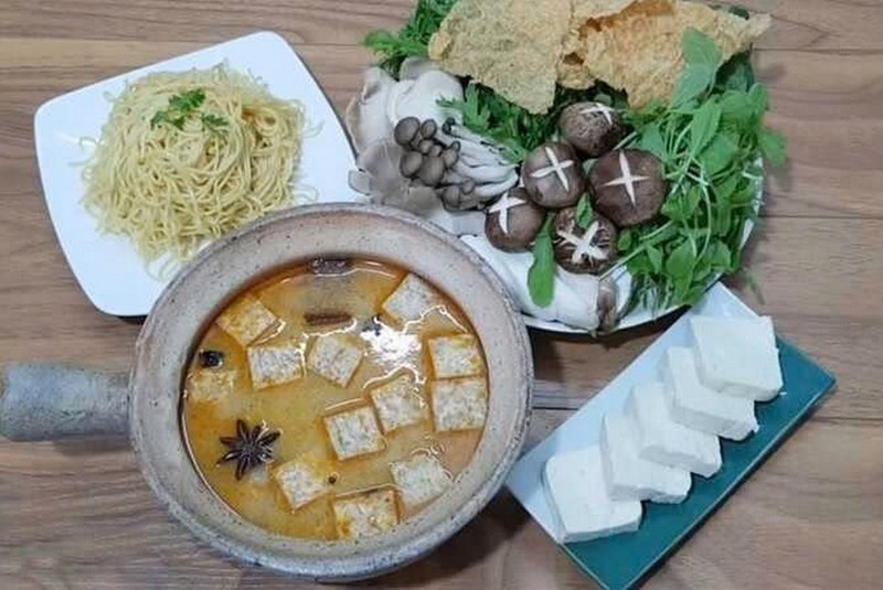 cách nấu lẩu chay thập cẩm ảnh 7