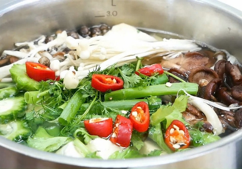 cách nấu lẩu chay thập cẩm ảnh 8