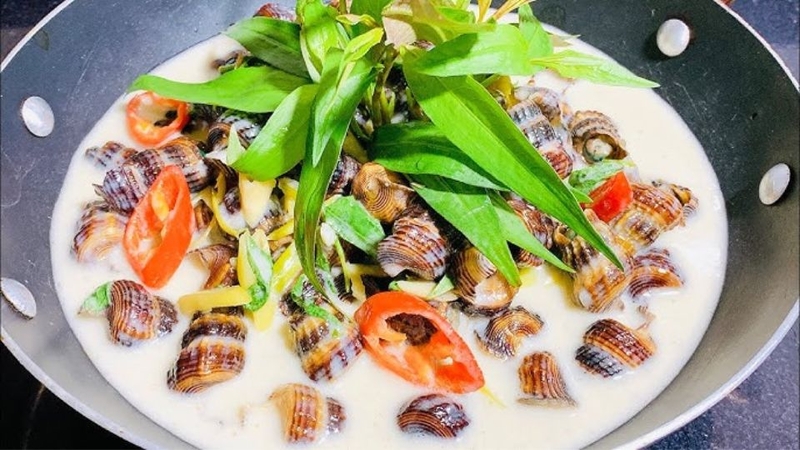 Ốc sốt dừa