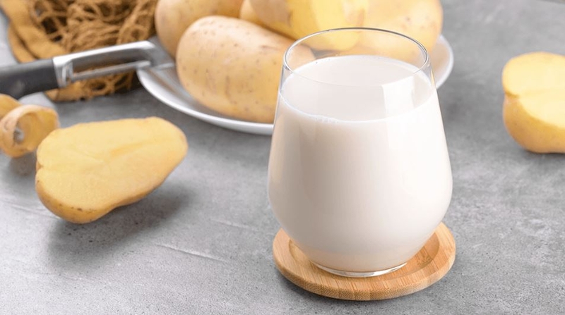 cách nấu sữa khoai tây 1