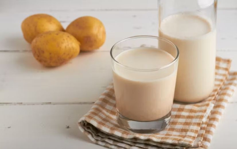cách nấu sữa khoai tây 2
