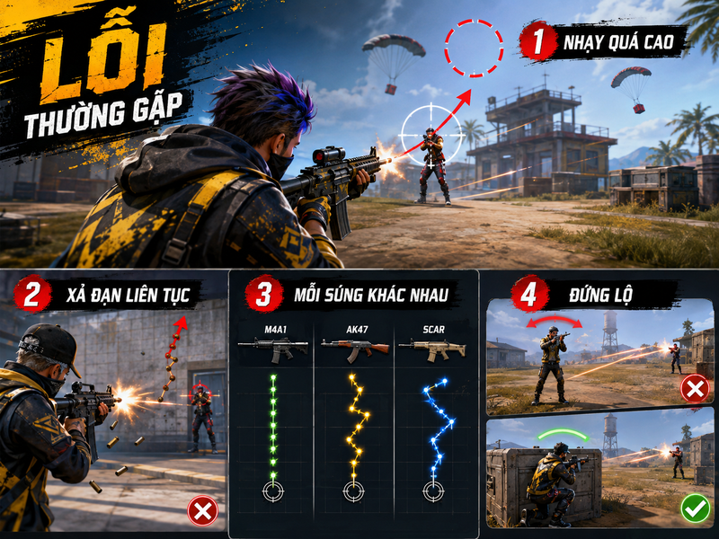 cách ngắm bắn chuẩn trong Free Fire 5