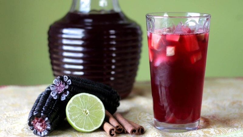 cách ngâm rượu ngô tím 1