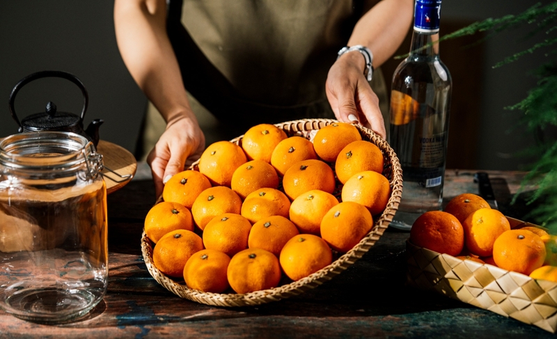 cách ngâm rượu quýt 8
