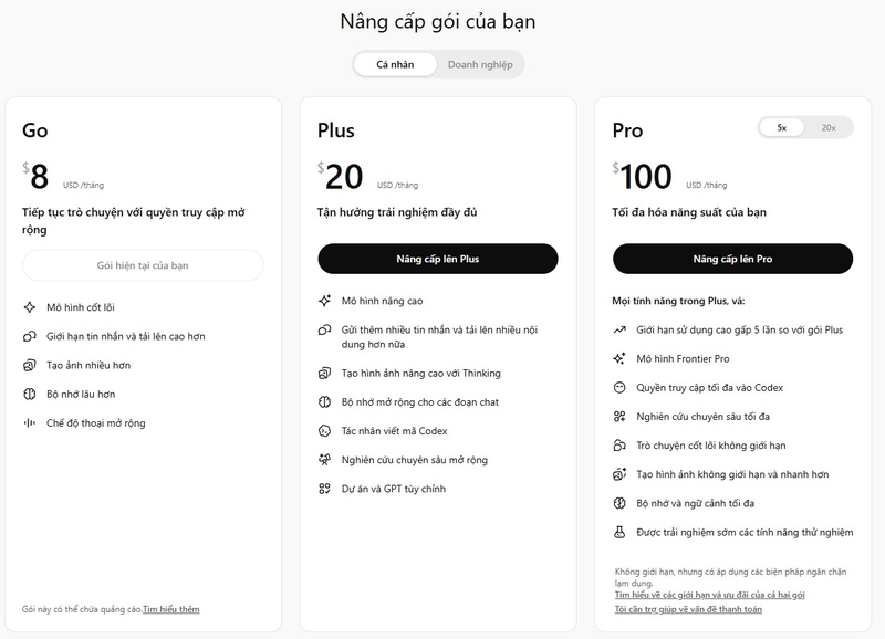 Cách nhận ChatGPT Plus miễn phí 1 tháng 18