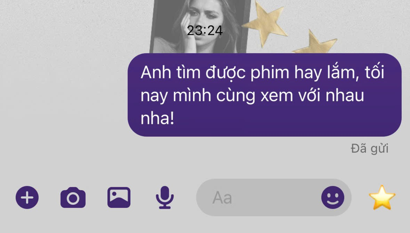 Cách nhắn tin quan tâm người yêu khi đi làm mệt (nam)