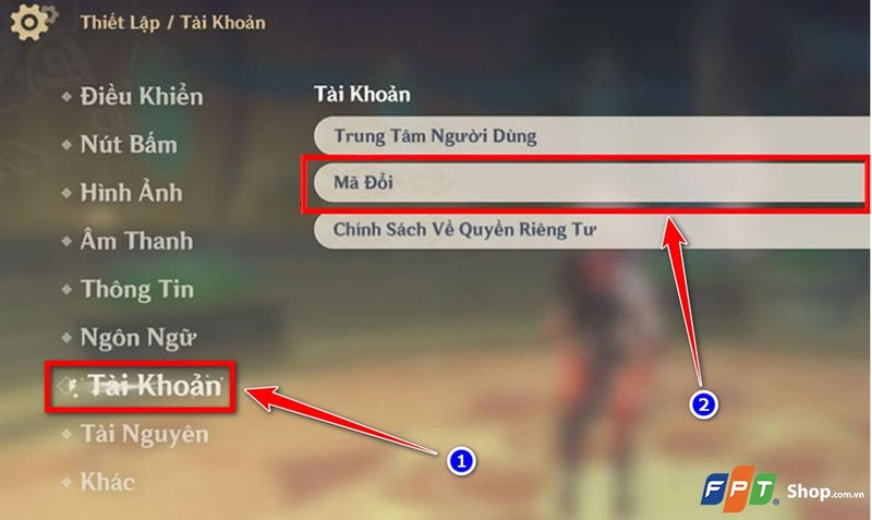 Cách nhập code Genshin Impact - 07