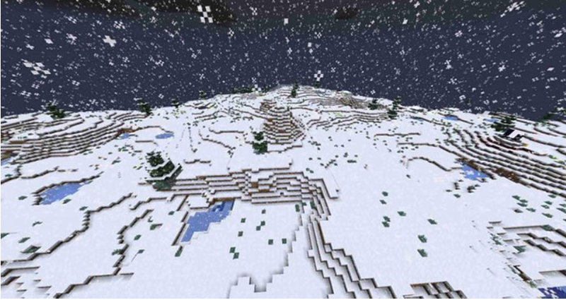 tuyet roi trong minecraft