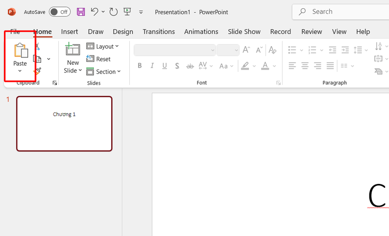 Cách nhúng slide PowerPoint trong tài liệu Word hình 3