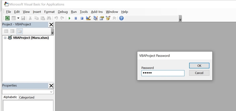 cách phá mật khẩu VBA trong excel hình 10