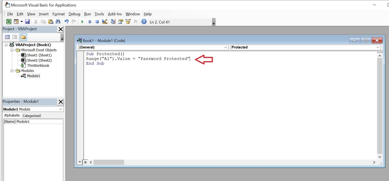cách phá mật khẩu VBA trong excel hình 4