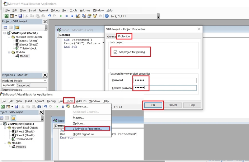 cách phá mật khẩu VBA trong excel hình 5