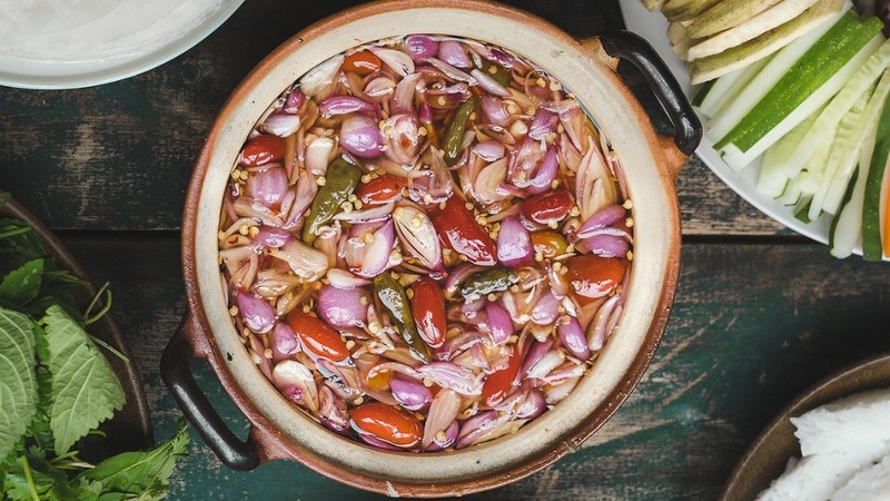 Mắm ngâm hành