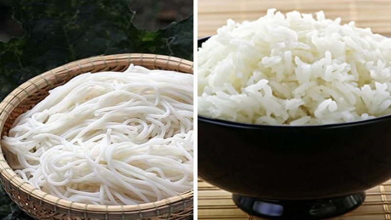Bún hoặc cơm trắng