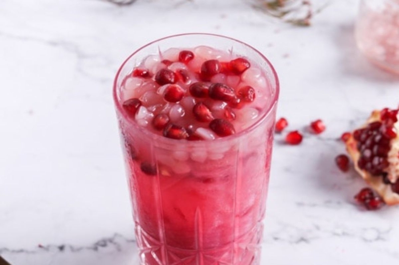 cách pha trà lựu đỏ 1