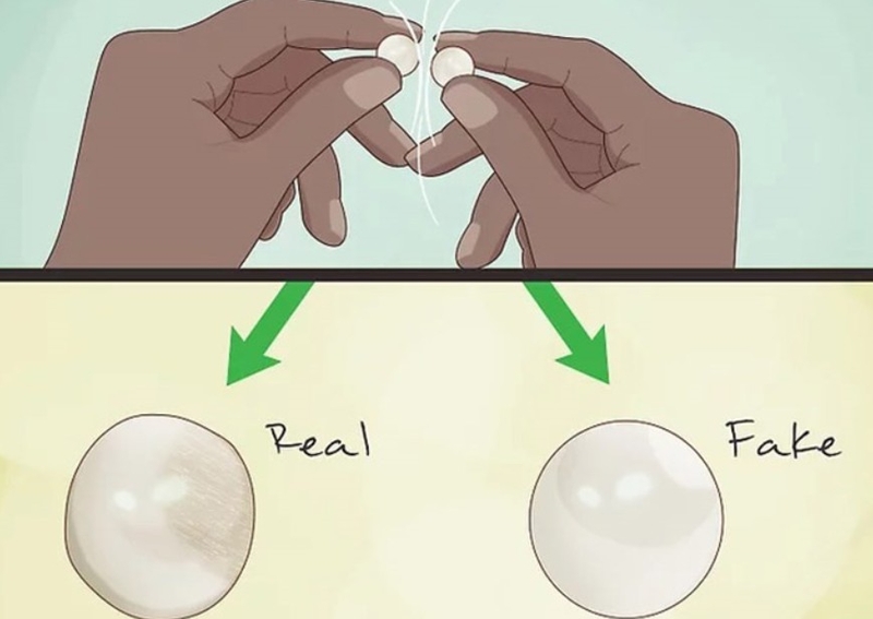 Cách phân biệt ngọc trai thật giả 10