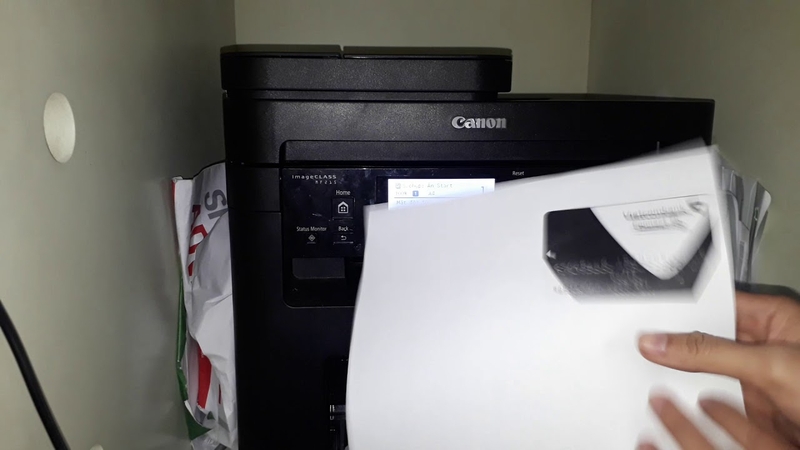 Bảng điều khiển máy in Canon với các tùy chọn photo