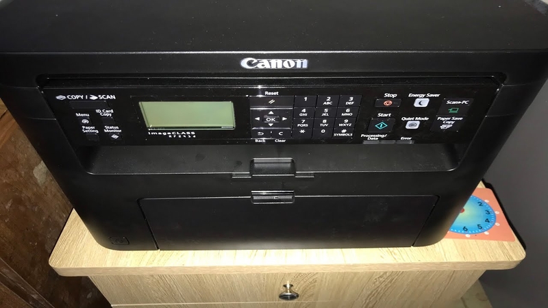Màn hình cài đặt số lượng bản sao trên máy in Canon