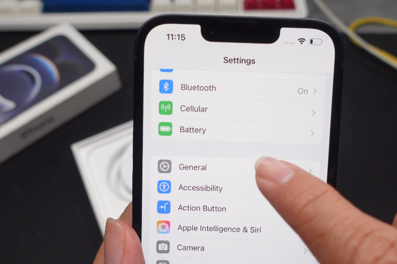 cách reset iphone 16e 3
