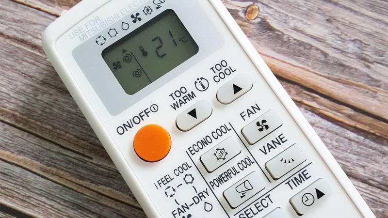 cách reset máy lạnh Mitsubishi 2