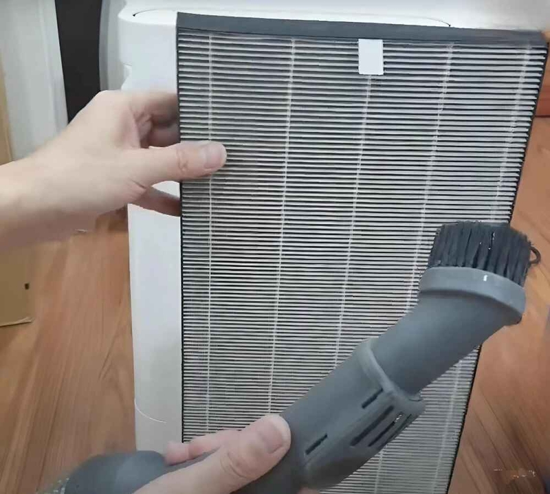 c&aacute;ch reset m&aacute;y lọc kh&ocirc;ng kh&iacute; Sharp h&igrave;nh 5