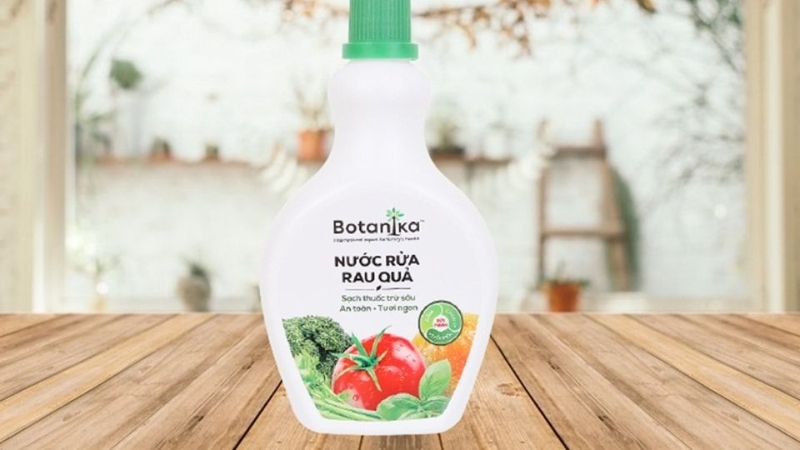 Bước 4: Sử dụng nước rửa rau củ quả (nếu muốn)
