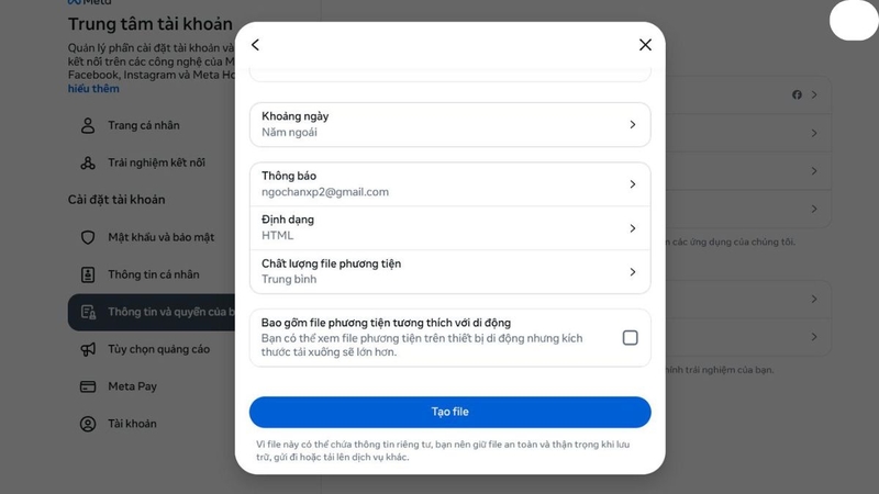 Cách sao lưu tin nhắn Messenger (ảnh 13)
