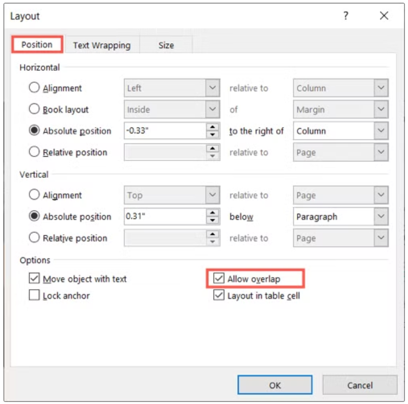 cách sắp xếp ảnh chồng lên nhau trong word - Hình 6