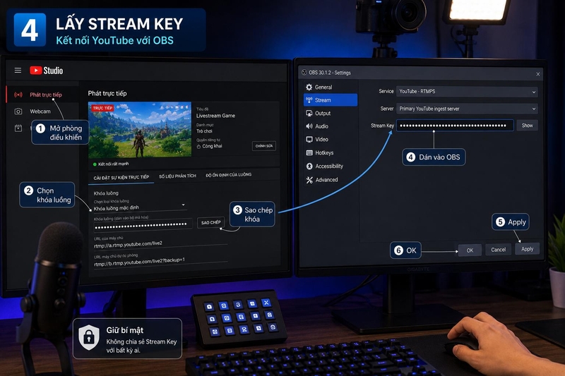 cách stream game lên youtube hình 6