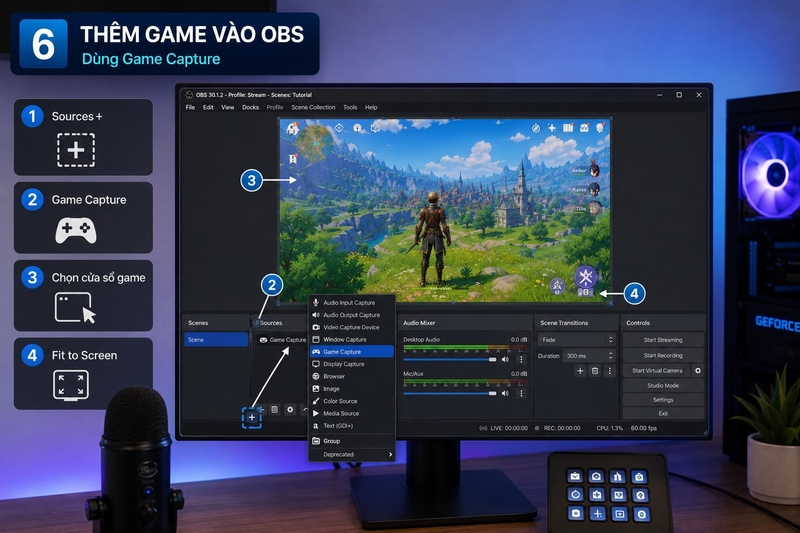 cách stream game lên youtube hình 8