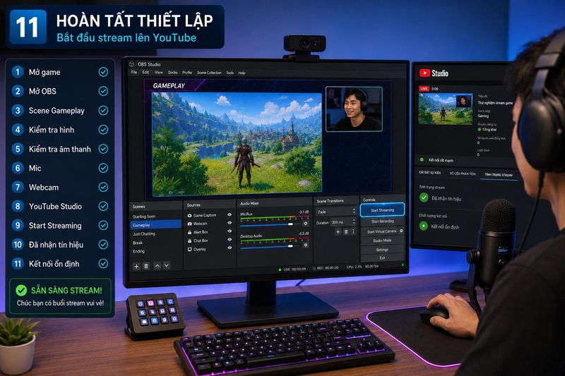 cách stream game lên youtube hình 12
