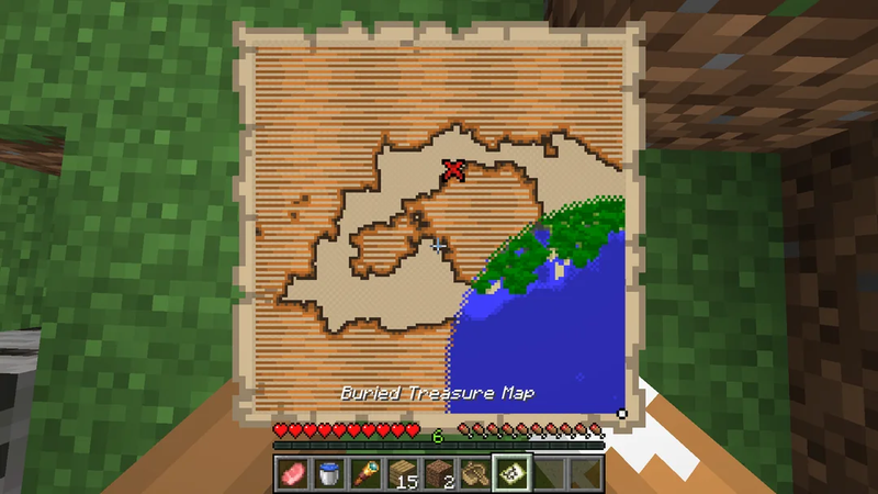 vat pham trong ruong kho bau minecraft