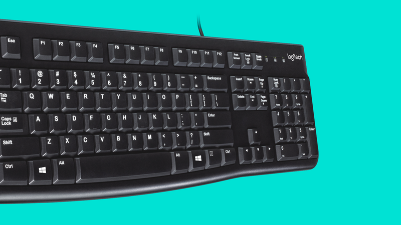 cách sử dụng bàn phím Logitech K120 1