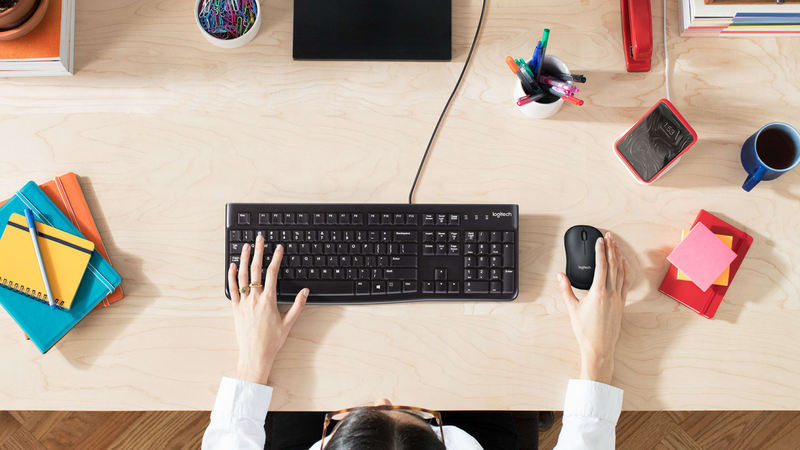 cách sử dụng bàn phím Logitech K120 2