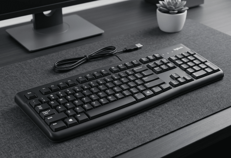 cách sử dụng bàn phím Logitech K120 5
