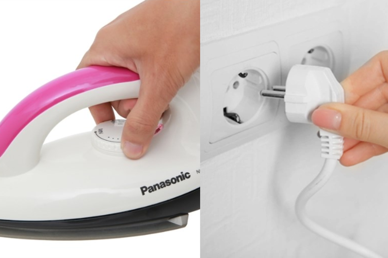 Cách sử dụng bàn ủi hơi nước Panasonic hình 4