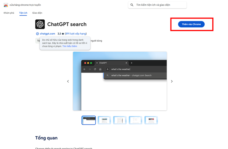 Cách cài đặt ChatGPT Search vào Google Chrome ảnh 1