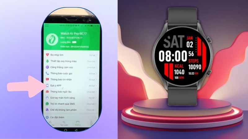 Trong mục Thiết bị, chọn Gợi ý App