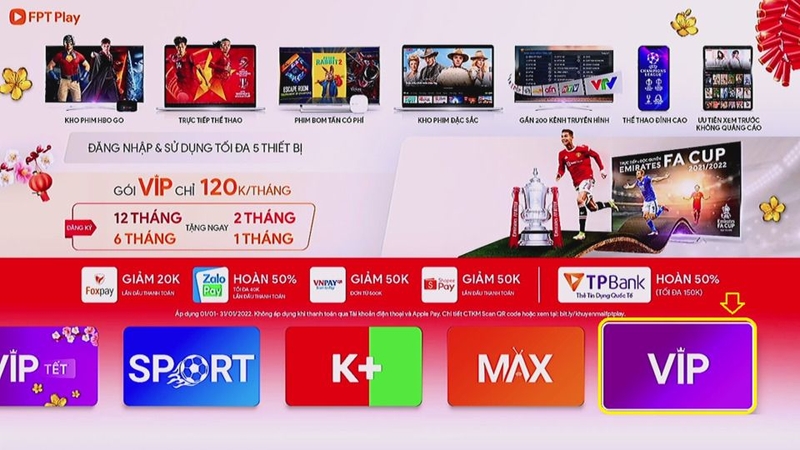 Sử dụng các tính năng khác