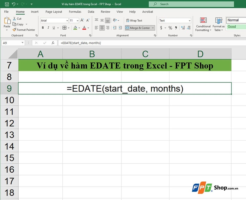 Hàm EDATE - 03