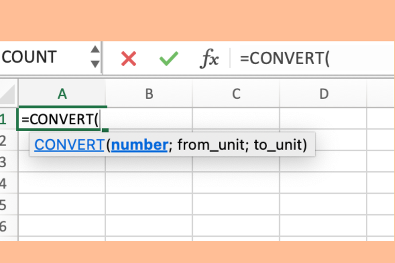 cách sử dụng hàm CONVERT trên Excel (2)