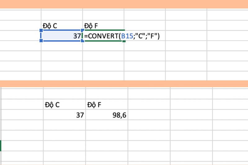 cách sử dụng hàm CONVERT trên Excel (6)
